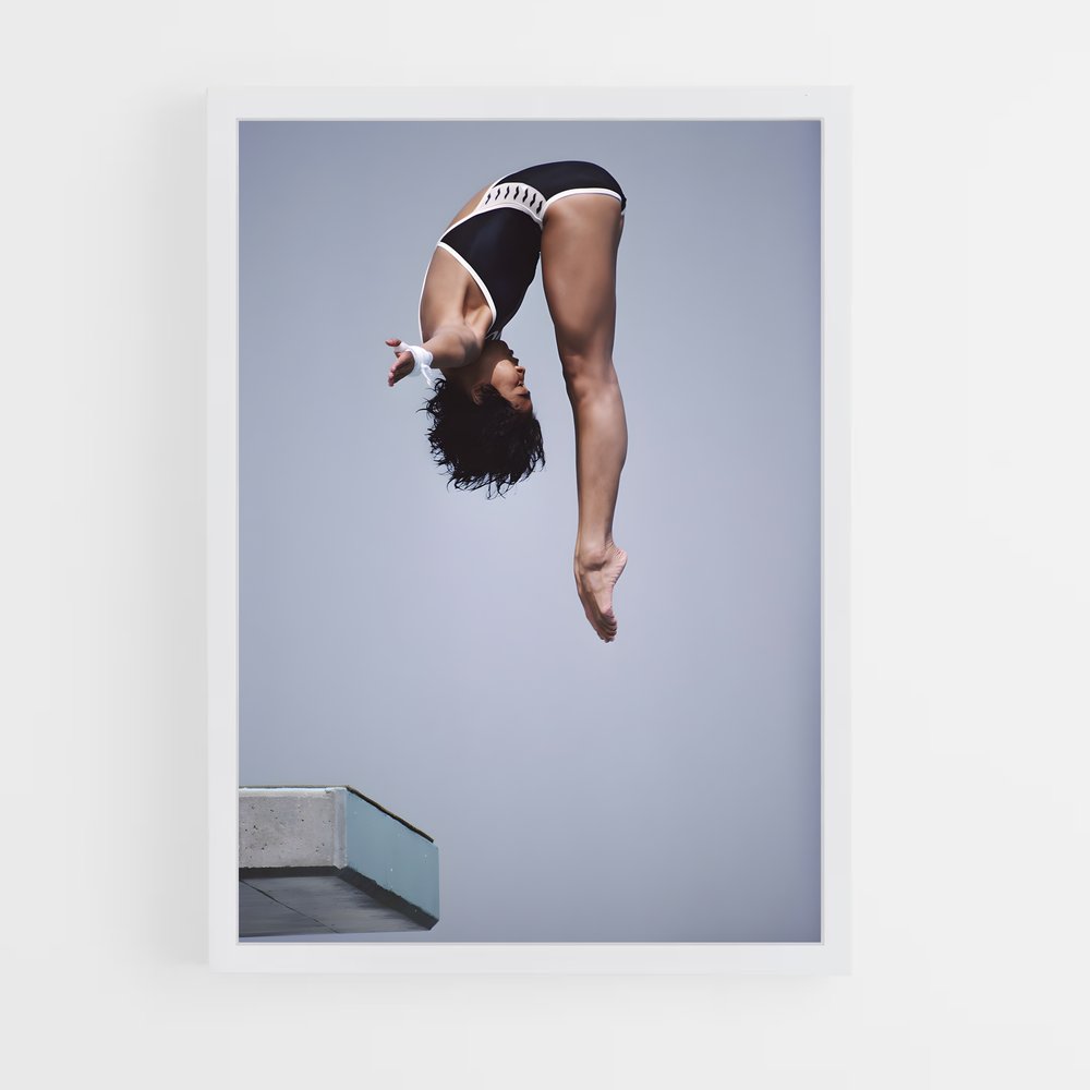 Poster Olympics de springboard – affiche Plongeon au tremplin (vue 3)